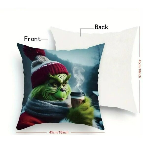 NWT - The Grinch Throw Pillow - Picture 3 of 6